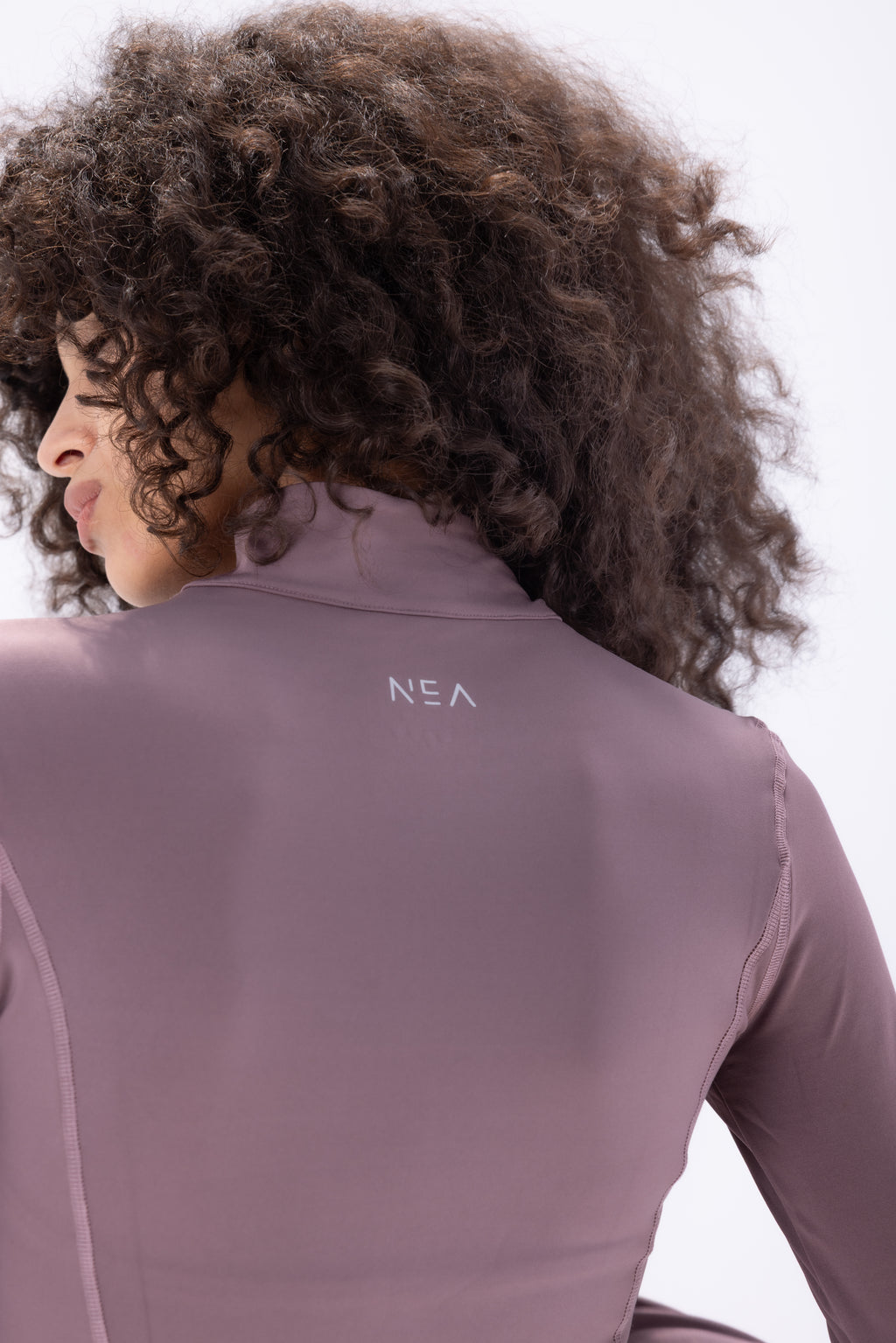 Softsculpt Zip Jacket in Dusty Mauve